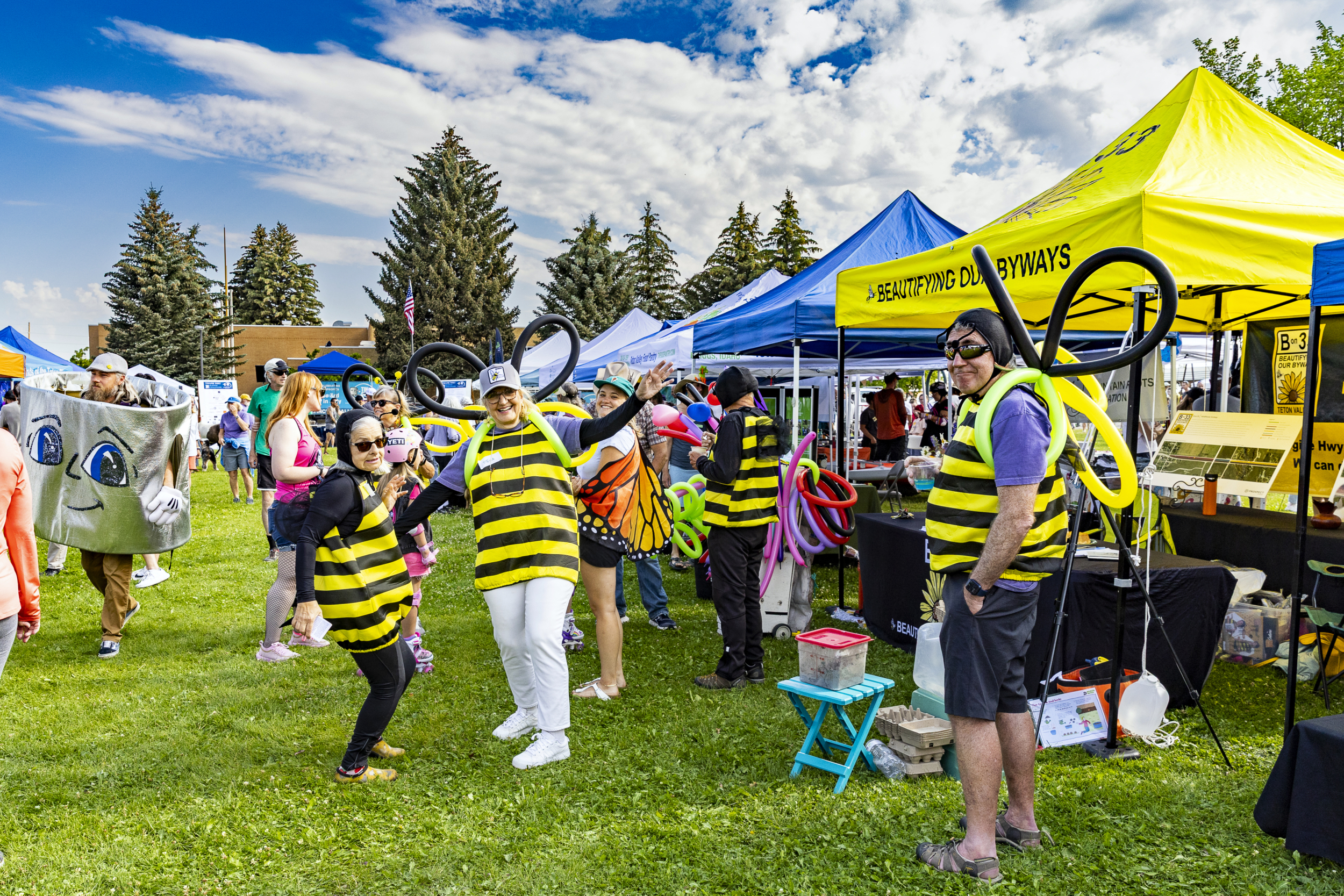 Tin Cup Challenge Nonprofit Booths