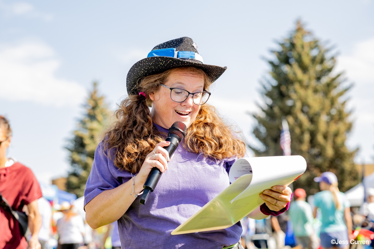 Tin Cup Volunteer at Event